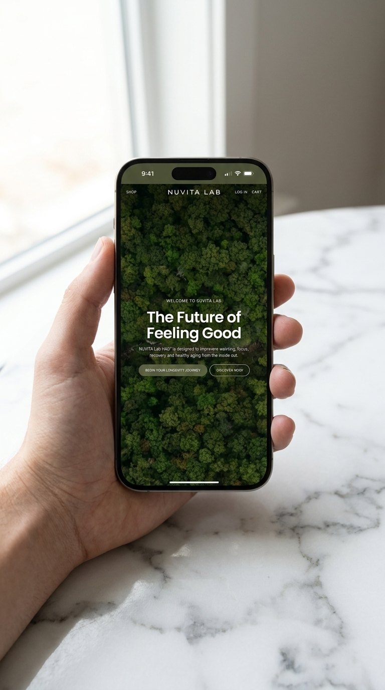 Nuvita Lab store on mobile