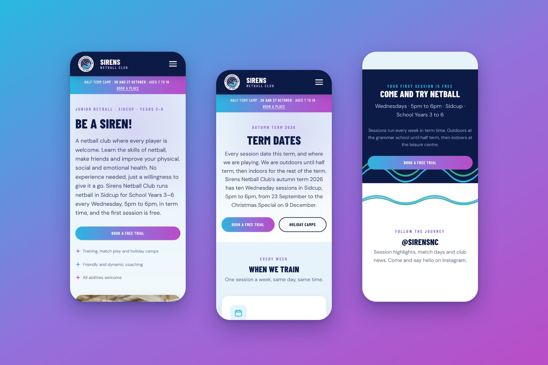 Sirens Netball Club case study